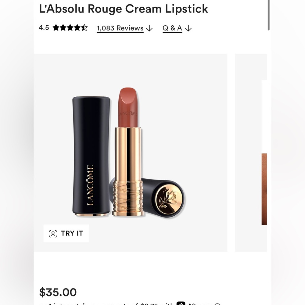 Lancôme L'Absolu Rouge Lipstick - French Tea 274